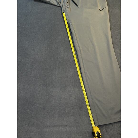 NikeDri-Fit Athletic Sweatpant Mens Med. Gray Loose Fit Drawstring - Picture 3 of 7